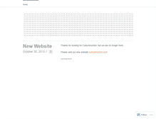 Tablet Screenshot of culturstruction.wordpress.com