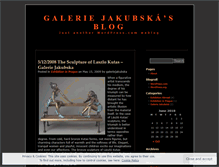 Tablet Screenshot of galeriejakubska.wordpress.com