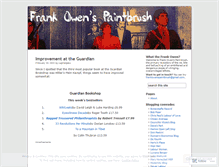 Tablet Screenshot of frankowenspaintbrush.wordpress.com