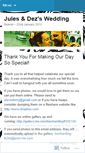 Mobile Screenshot of julesanddez.wordpress.com
