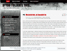 Tablet Screenshot of ifyoutoleratethis45.wordpress.com