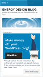 Mobile Screenshot of energydesignblog.wordpress.com
