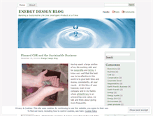 Tablet Screenshot of energydesignblog.wordpress.com