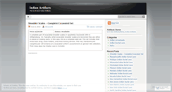 Desktop Screenshot of indianartifactsonline.wordpress.com