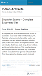 Mobile Screenshot of indianartifactsonline.wordpress.com