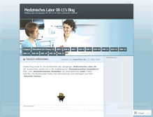 Tablet Screenshot of medizinischeslabor0811.wordpress.com