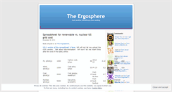 Desktop Screenshot of ergosphere.wordpress.com