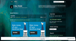 Desktop Screenshot of iamgold.wordpress.com