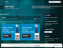 Tablet Screenshot of iamgold.wordpress.com