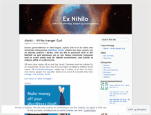 Tablet Screenshot of exnihilobigbang.wordpress.com