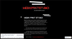 Desktop Screenshot of mediaprintstudio.wordpress.com