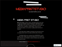 Tablet Screenshot of mediaprintstudio.wordpress.com