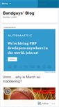 Mobile Screenshot of bandguys.wordpress.com