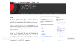 Desktop Screenshot of marketingassassin.wordpress.com