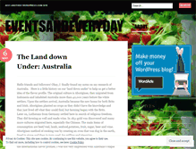 Tablet Screenshot of eventsandeveryday.wordpress.com