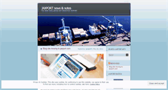 Desktop Screenshot of jaxport.wordpress.com