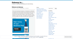 Desktop Screenshot of gatewayto.wordpress.com