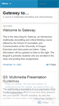 Mobile Screenshot of gatewayto.wordpress.com