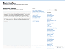 Tablet Screenshot of gatewayto.wordpress.com