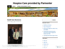 Tablet Screenshot of parmenterhospice.wordpress.com