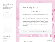 Tablet Screenshot of dennisqlangthang.wordpress.com
