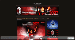 Desktop Screenshot of milanista.wordpress.com