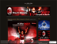 Tablet Screenshot of milanista.wordpress.com