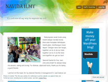 Tablet Screenshot of navidailmy.wordpress.com