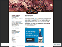 Tablet Screenshot of enfeeble.wordpress.com