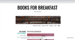 Desktop Screenshot of mybooksforbreakfast.wordpress.com