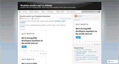 Desktop Screenshot of besplatnamuzikamp3zaskidanje.wordpress.com