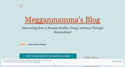 Desktop Screenshot of megganmamma.wordpress.com