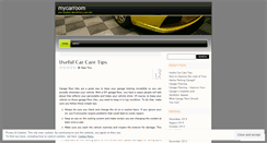 Desktop Screenshot of mycarroom.wordpress.com