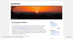 Desktop Screenshot of inputdrivers.wordpress.com