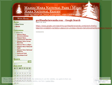 Tablet Screenshot of maasaimaranationalparkreservelodges.wordpress.com