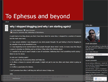 Tablet Screenshot of ephesusandbeyond.wordpress.com