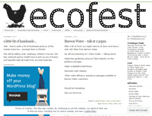 Tablet Screenshot of ecofest.wordpress.com