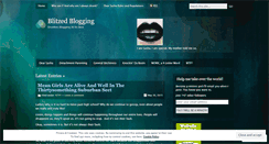 Desktop Screenshot of blitzedblogging.wordpress.com