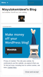Mobile Screenshot of niayulaksmidewi.wordpress.com