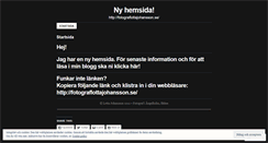 Desktop Screenshot of fotograflottajohansson.wordpress.com