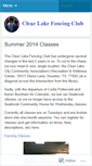 Mobile Screenshot of clearlakefencingclub.wordpress.com