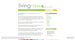 Desktop Screenshot of livingrawlifestyle.wordpress.com