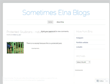Tablet Screenshot of elnaschutz.wordpress.com