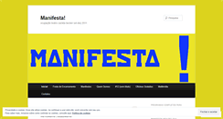 Desktop Screenshot of manifestacacildabecker.wordpress.com