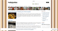 Desktop Screenshot of hobbyjunkies.wordpress.com