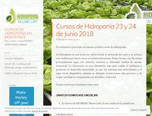 Tablet Screenshot of hidroponiaenmonterrey.wordpress.com