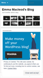 Mobile Screenshot of emmamacleod.wordpress.com