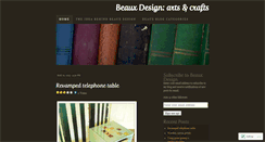 Desktop Screenshot of beauxdesign.wordpress.com