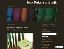 Tablet Screenshot of beauxdesign.wordpress.com