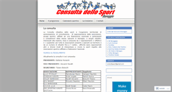 Desktop Screenshot of consultasport.wordpress.com